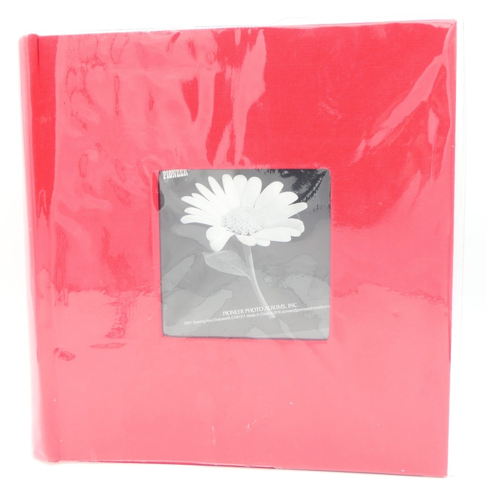 Pioneer Frame Cloth Cover Photo Album 200 Pocket Holds 4x6 Photos Red DA-200CBF